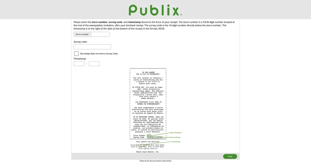 publixsurvey