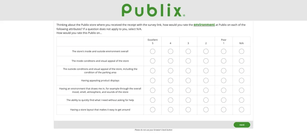 publixsurvey com